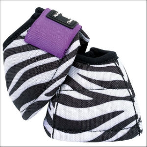 CLASSIC EQUINE DYNO NO TURN BELL BOOTS ZEBRA