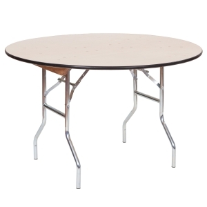 48" Round Wood Table