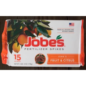 Jobe’s Fruit & Citrus Tree Fertilizer Spikes