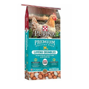 Purina Layena Crumbles Premium Layer Chicken Feed