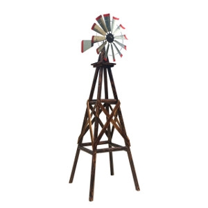 Char-Log Windmill