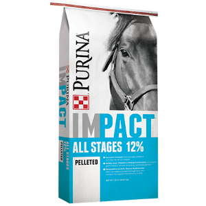 Purina® Impact® All Stages 12% Pelleted Horse Feed