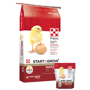 Purina® Start & Grow® Medicated Crumbles