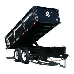 Bri-Mar® 7000 lb Hydraulic Dump Trailer