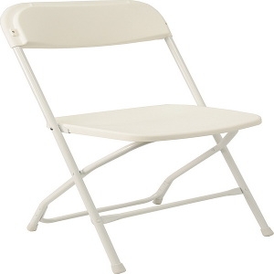 White Folding Poly Chair