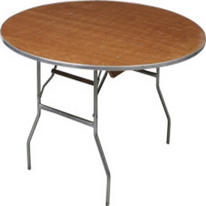 60″ Round Wood Table