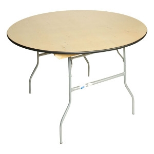 72″ Round Wood Table