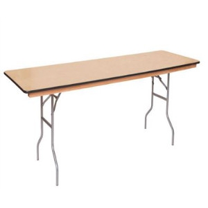 8′ Wood Banquet Table