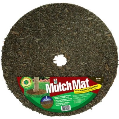 Rubber Mulch Mat Tree Ring, 24-In.