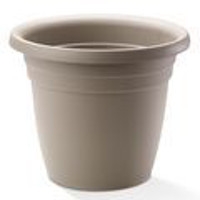 Crescent Garden Emma Planters, Capuccino color