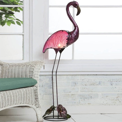 Flamingo Floor Lamp / Outdoor Décor