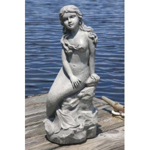 Indoor/Outdoor Metal Mermaid Planter/Statue
