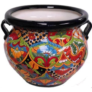Talavera Michoacanas Pot - Large