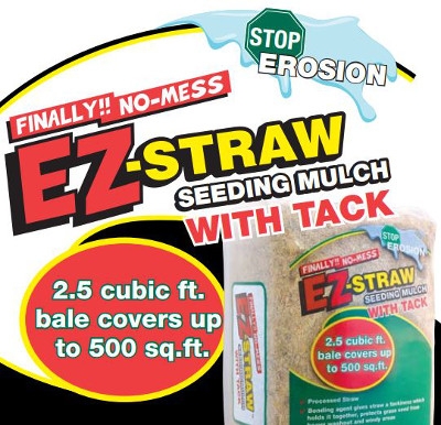 Rhino Seed & Landscape Supply's EZ-Straw Seeding Mulch with Tack