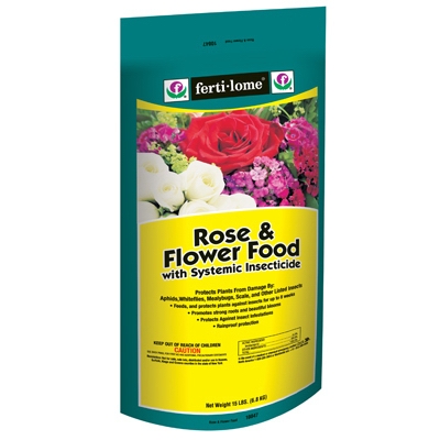 Fertilome Rose & Flower Food with Systemic Insecticide - 15 lbs.