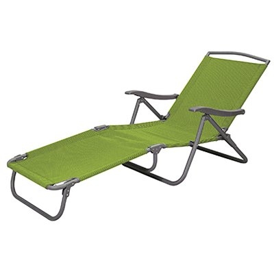 Courtyard Creations Sienna Patio Collection Sling Folding Lounge Chair