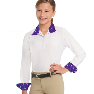 Ovation® Ellie Child's Tech Show Shirt- Long Sleeve-Dream Horse