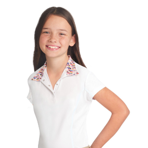 Ovation® Ellie Child's Tech Show Shirt- Short Sleeve-OMG Ponies