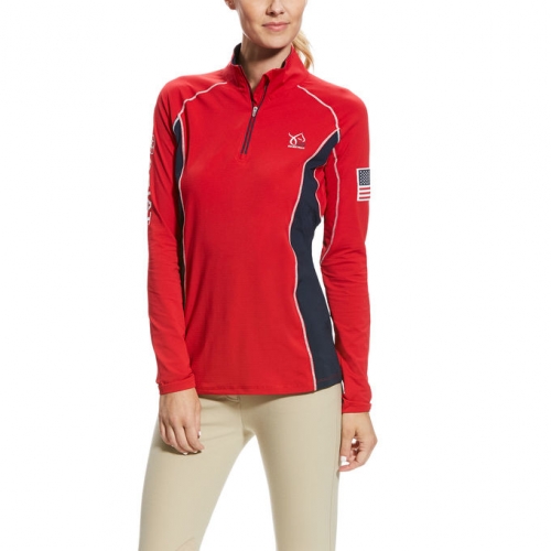 USEF Tri Factor 1/4 Zip 