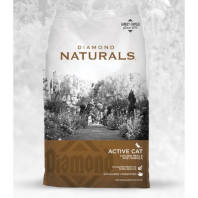Diamond Naturals Active Cat Chicken Meal and Rice Formula