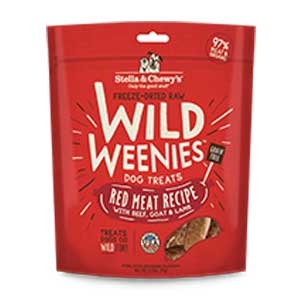 Stella & Chewy’s Freeze-Dried Raw Wild Weenies - Red Meat Treats