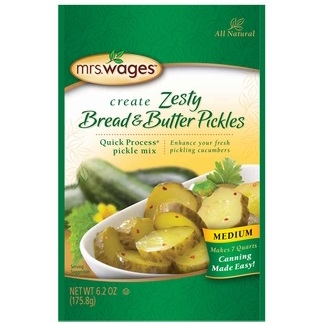 Mrs. Wages® Quick Process Zesty Bread & Butter Pickles 6.2oz