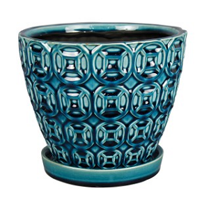 Mayer Ceramic Planter, 8”
