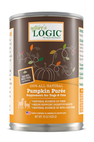 Nature's Logic All-Natural Pumpkin Puree Canned Dog Food