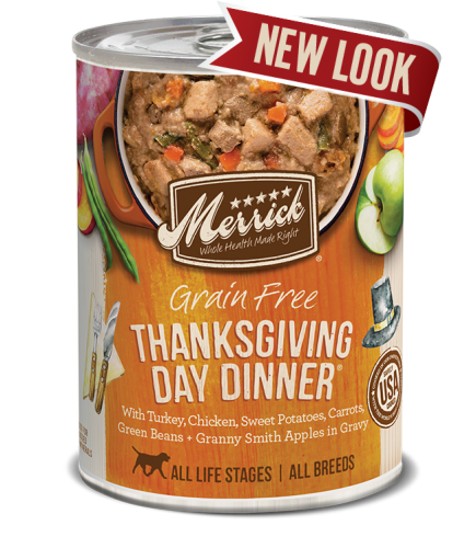 Merrick Canned Dog Food Thanksgiving Day Dinner Grain Free