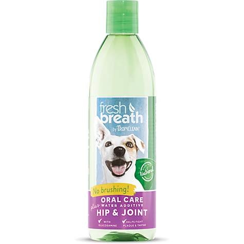 Fresh Breath by TropiClean Oral Care Water Additive Hip & Joint