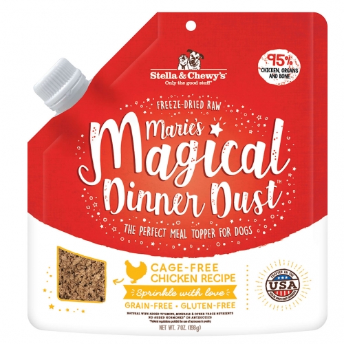Stella & Chewy's Marie's Magical Dinner Dust Freeze-Dried Raw  Cage-Free Chicken Recipe