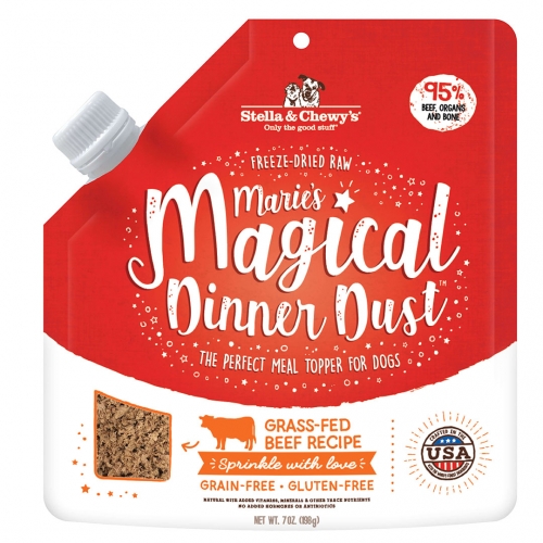 Stella & Chewy's Marie's Magical Dinner Dust Freeze-Dried Raw Grass-Fed Beef Recipe