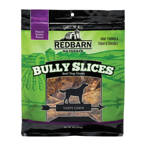 Redbarn Bully Slices Peanut Butter Flavor
