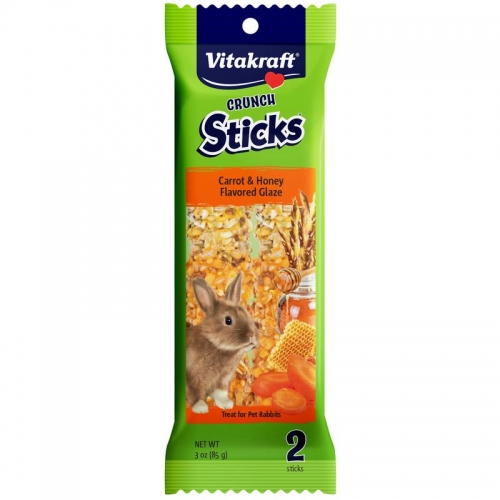 Vitakraft Crunch Sticks Carrot & Honey Flavor Rabbit Treat