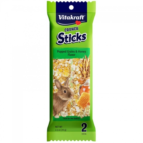Vitakraft Crunch Sticks Popped Grains & Honey Flavor Rabbit Treat