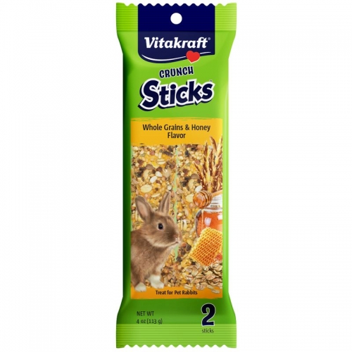 Vitakraft Crunch Sticks Whole Grains & Honey Flavor Rabbit Treat