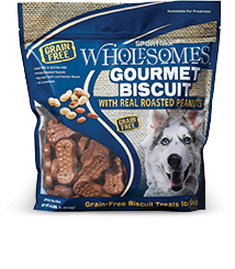 Wholesomes Gourmet Biscuit Treats with Real Roasted Peanuts 3#