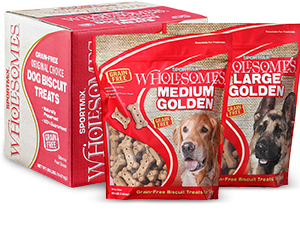 Wholesomes Golden Dog Biscuit Treats
