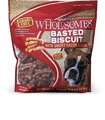 Wholesomes Basted Biscuit Treats with Smoky Bacon Flavor