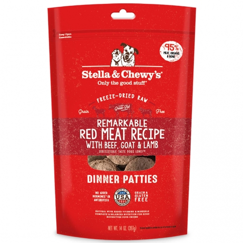 Stella & Chewy's Freeze-Dried Raw Dinner Patties Remarkable Red Meat