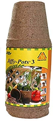 Jiffy 3 inch Seed Starting Jiffy Pots - 10 count Peat Pots