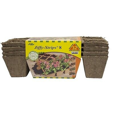 Jiffy Seed Starting Jiffy-Strips - 32 count Peat Pots