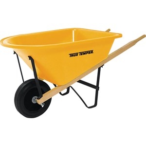 True Temper Poly Kid's Wheelbarrow 25 lb. Capacity