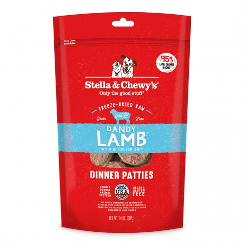 Stella & Chewy's Freeze-Dried Raw Dinner Patties Dandy Lamb