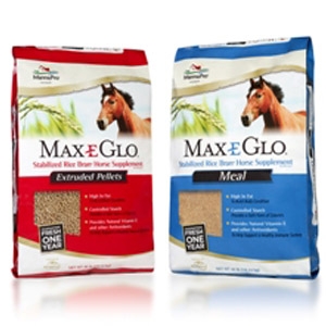 Max-E-Glo™ Stabilized Rice Bran Performance Horse Supplement