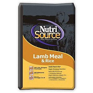 NutriSource® Adult Lamb Meal & Rice Dry Dog Food