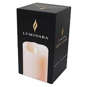 Luminara Ivory Flameless Wax Pillar Candle