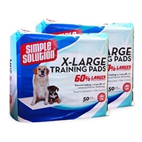 Simple Solution® Extra Large Training Pads - 50 Pad Pack (28" x 30")  