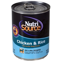 TUFFY'S NutriSource Dog Chicken/Rice Can 12/13OZ