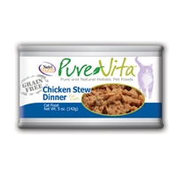 Pure Vita Grain Free Chicken Stew Cat Food, 5oz